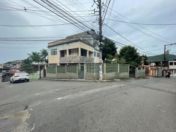 Local onde homem foi morto no bairro Bonfim, em Vitória