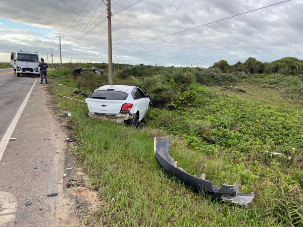 Casal de jovens morrem após grave acidente em Itapemirim por Divulgação – Polícia Militar