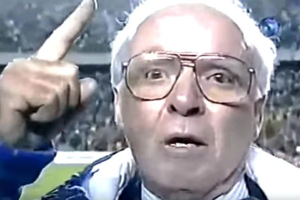 Zagallo, técnico da Seleção Brasileira na conquista da Copa América de 1997