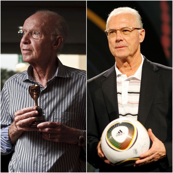 Zagallo e Beckenbauer foram grandes ícones do futebol 
