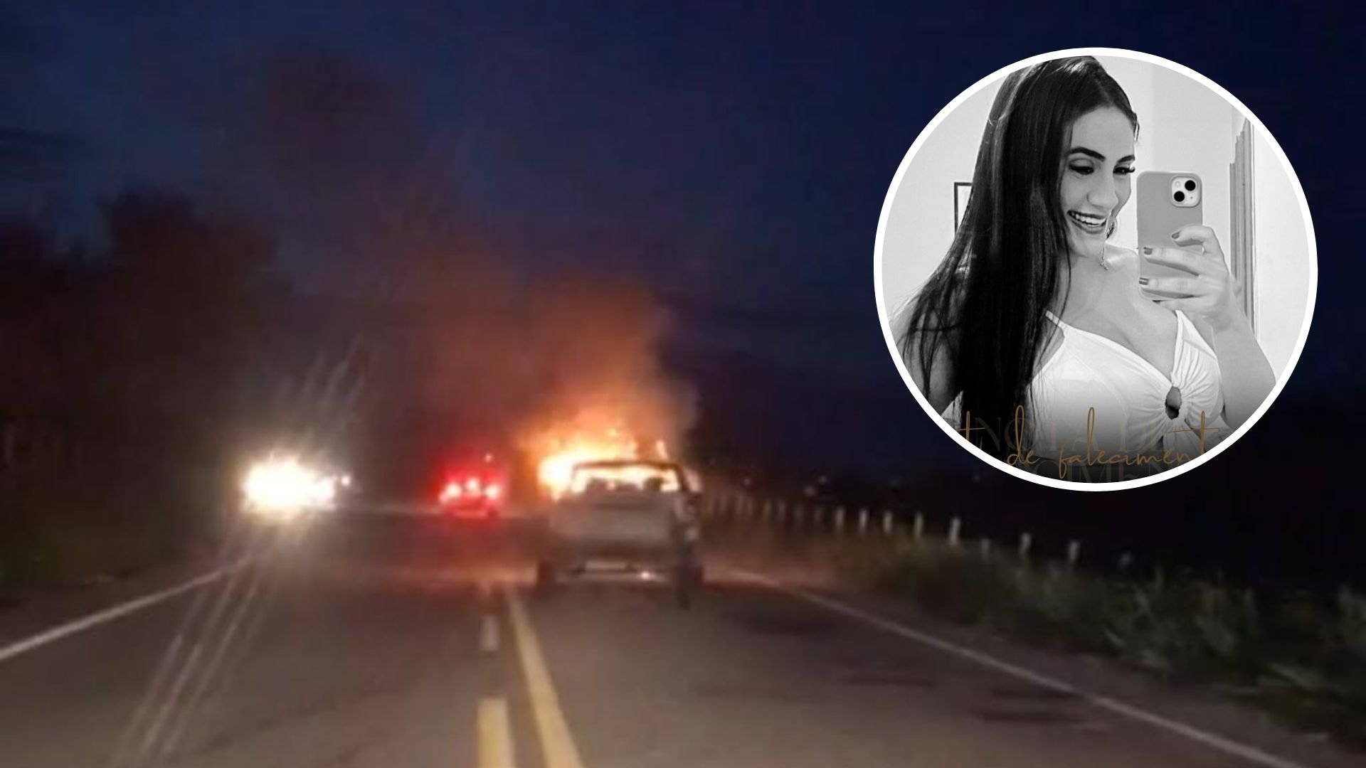 Maria Eduarda de Oliveira Cordeiro, de 17 anos, estava de moto com a amiga, uma jovem de 25 anos, quando veículo foi atingido na traseira por um carro