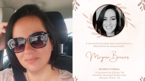 Mayara Valéria Barros era gerente de um restaurante em shopping da cidade e foi baleada por um homem que teria sido rejeitado para uma vaga de emprego no estabelecimento