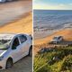 Imagem - Carro aparece na Praia de Mãe-Bá e intriga moradores de Anchieta