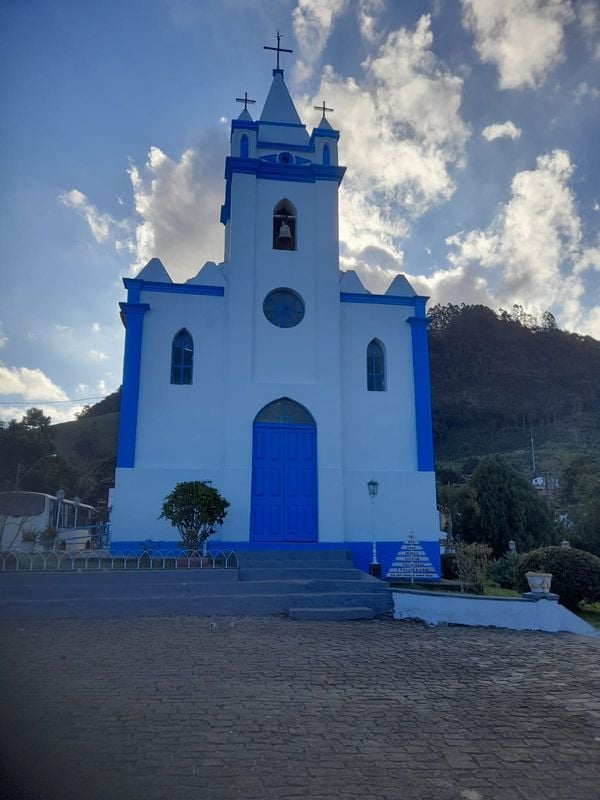 A igreja de São Pedro de Alcântara, em Mimoso do Sul 