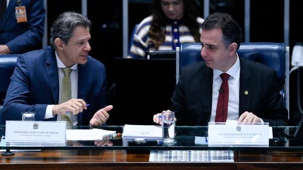 Fernando Haddad e Rodrigo Pacheco