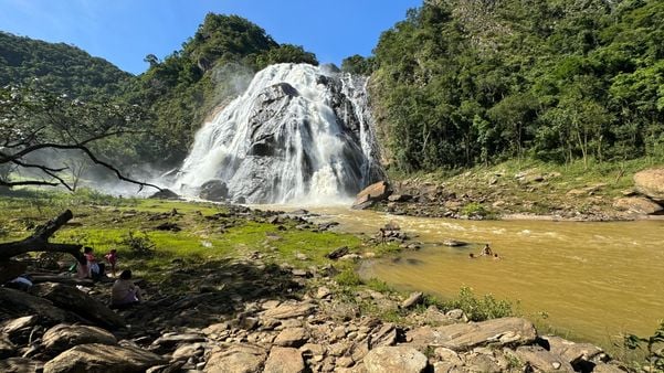 Cachoeira da Fumaça, em Alegre, é uma beleza natural da região do Caparaó capixaba