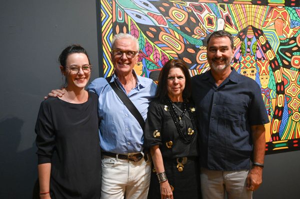laudia Afonso  Diret. Museu Vale, Ronaldo Barbosa, Vanda Klabin e Mauro Saraiva ,Produtor Executivo da Tisara 
