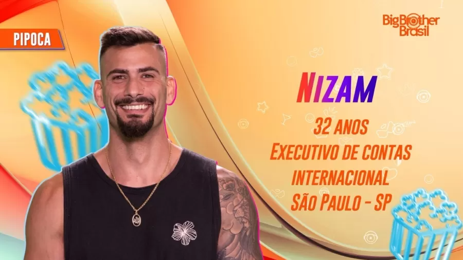 Nizan, participante do BBB 24, eliminado. Crédito: Divulgação / Globo