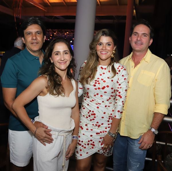 Tatiana e Joaquim Guilherme Pessoa, Marianna e Bruno Lawall 