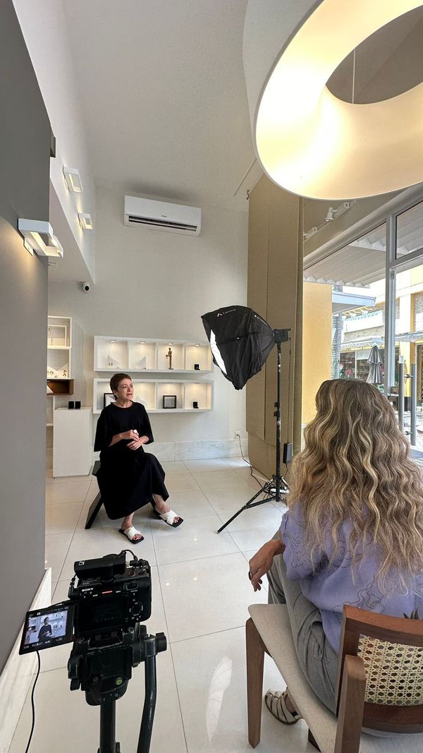 Making of Gravação série casa de criadores - entrevistada Adriana Delmaestro