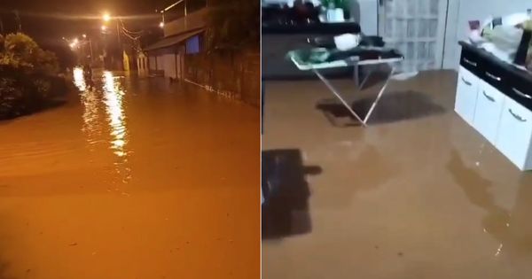 No município do Sul capixaba choveu 86 milímetros nas últimas 24 horas e moradores perderam vários bens pessoais