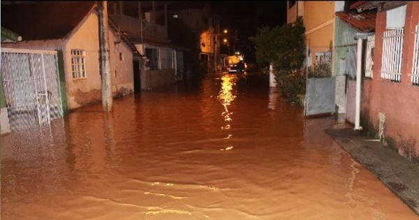 Cidade foi a que mais registrou chuva nas últimas horas e todo o Estado e a situação várias regiões ficou calamitosa