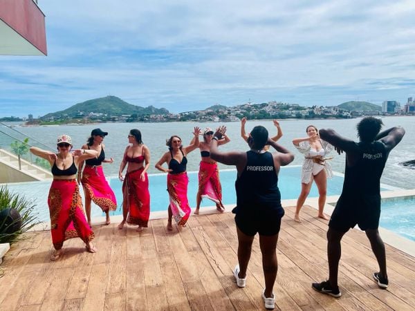 Aula de Fit Dance no Onça Day 2024