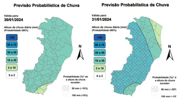 ES tem previsão de chuva para os próximos dias