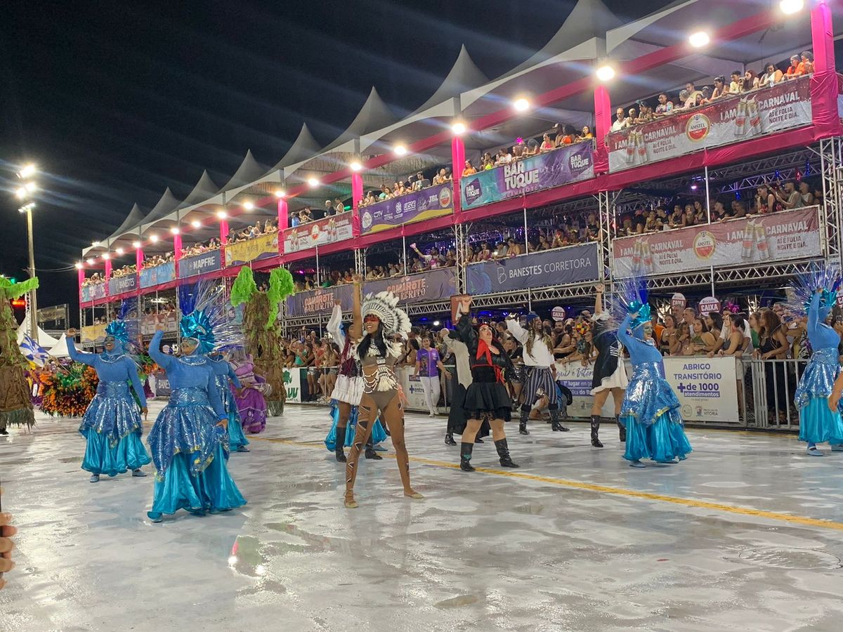 Mocidade da Praia é a 2ª escola a desfilar nesta sexta-feira (2) no Sambão do Povo por Beatriz Heleodoro