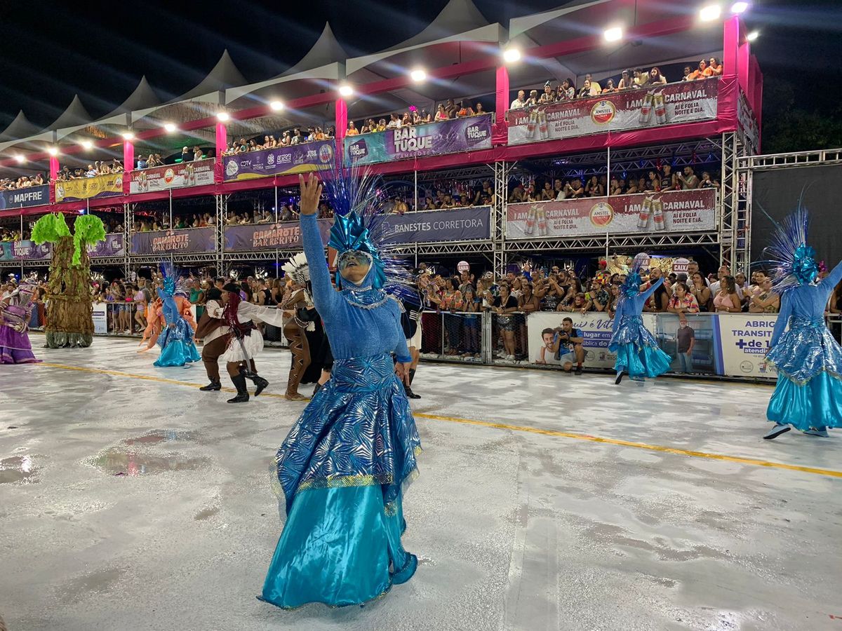 Mocidade da Praia é a 2ª escola a desfilar nesta sexta-feira (2) no Sambão do Povo por Beatriz Heleodoro