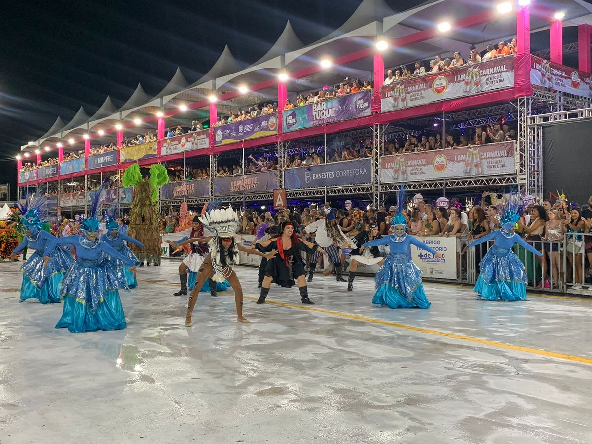 Mocidade da Praia é a 2ª escola a desfilar nesta sexta-feira (2) no Sambão do Povo por Beatriz Heleodoro