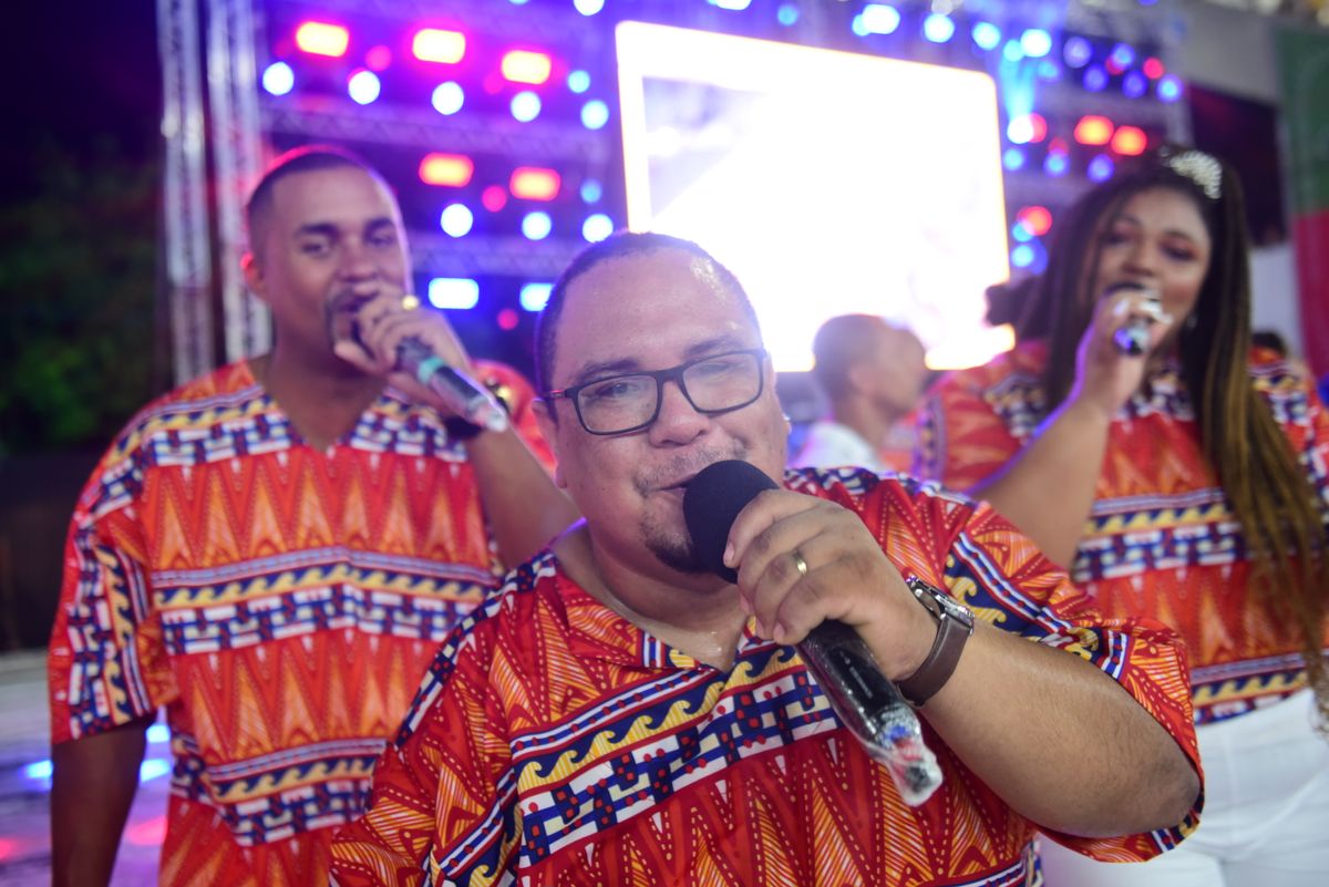 Mocidade da Praia foi a segunda escola a desfilar no Sambão do Povo nesta sexta-feira (2) por Rodrigo Gavini