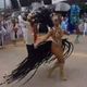 Imagem - Rainha da bateria da Pega no Samba fecha desfile muito emocionada
