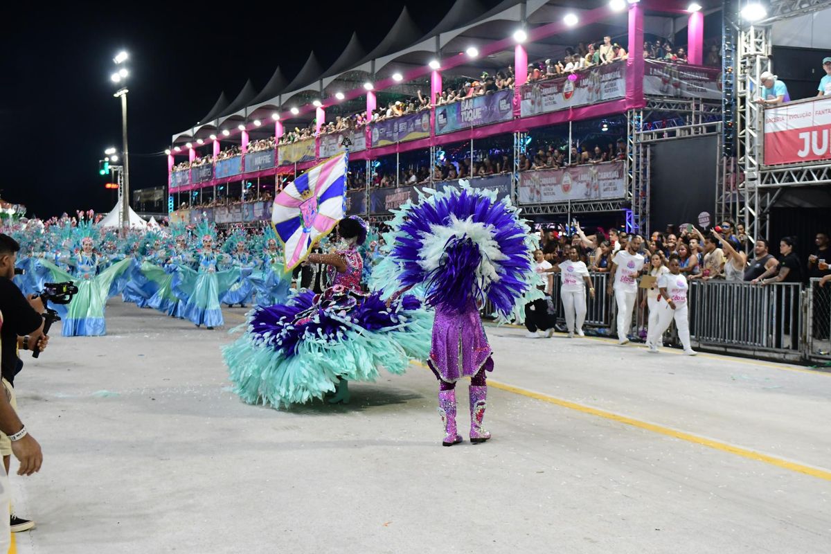 Confira o desfile da Chegou O Que Faltava no Carnaval de Vitória 2024      por Rodrigo Gavini 