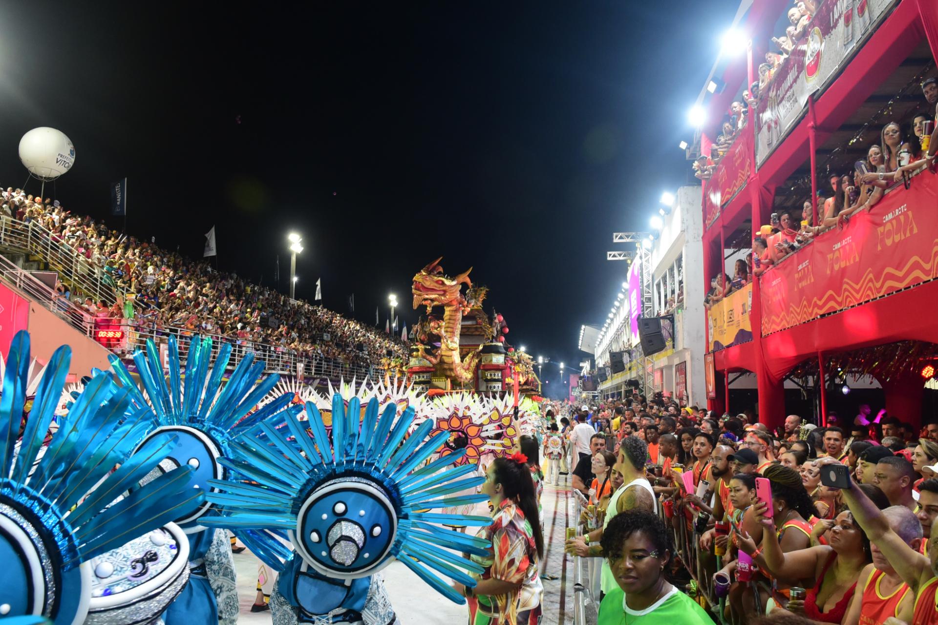 Confira o desfile da Jucutuquara no Carnaval de Vitória 2024
