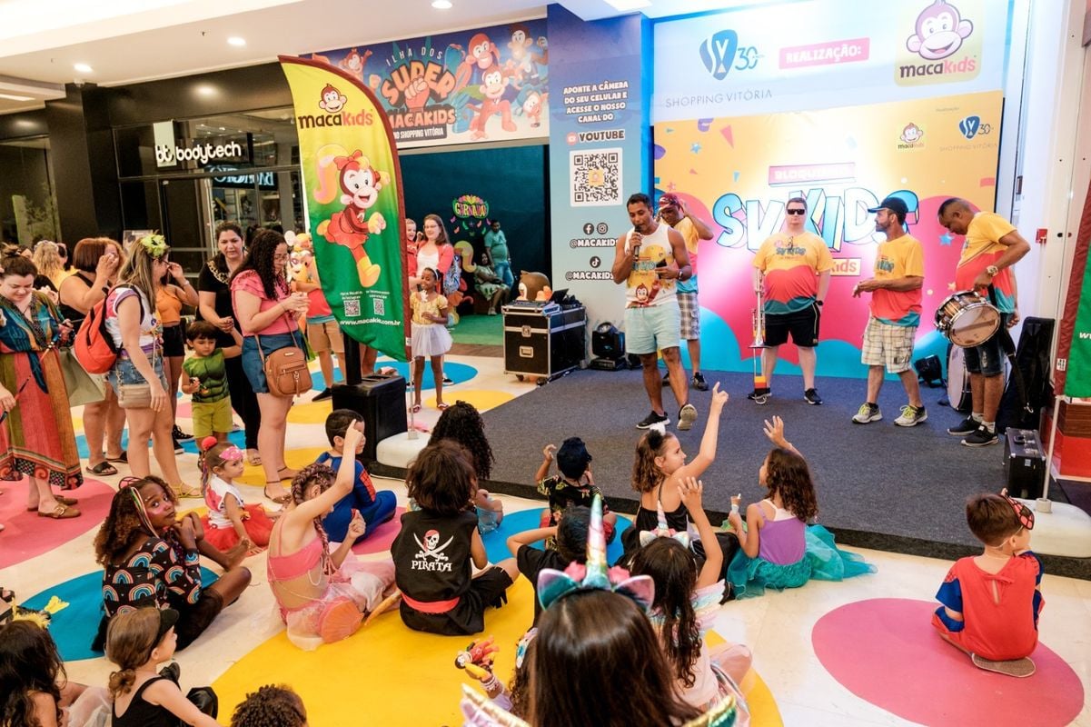 Shopping Vitória terá carnaval para os pequenos em 2024