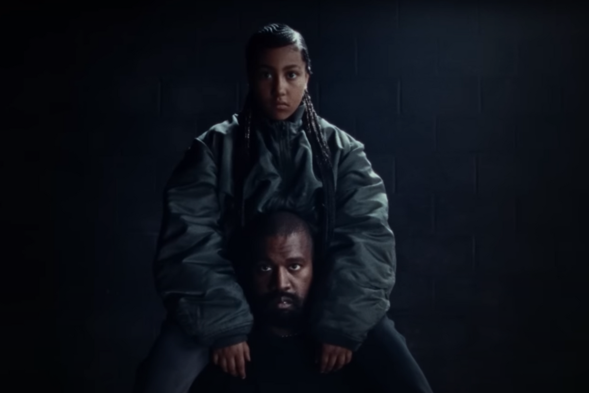 Kanye West e North West em novo clipe