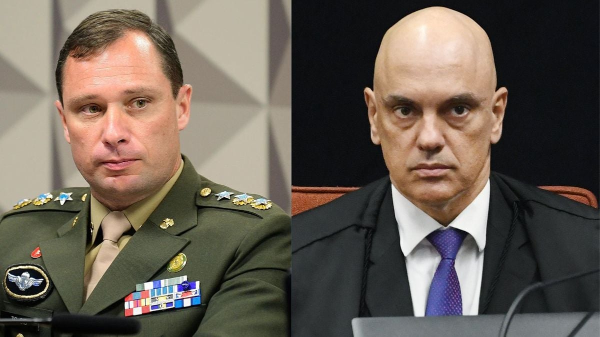 Mauro Cid, ex-ajudante de ordens da Presidência, e Alexandre de Moraes, ministro do STF