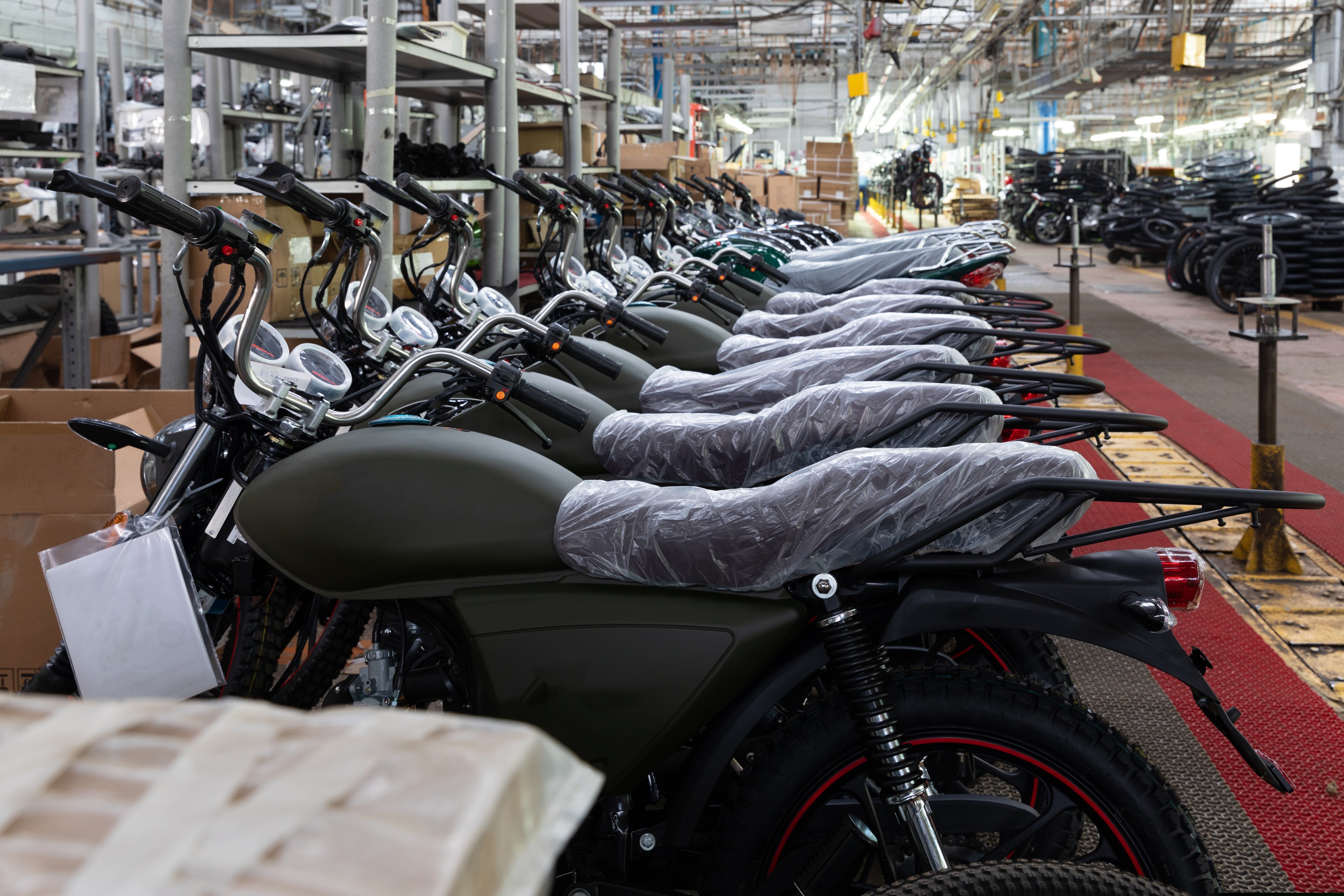 Dados divulgados pela Abraciclo indicam crescimento de 19,7% na fabricação de motocicletas em comparação a dezembro