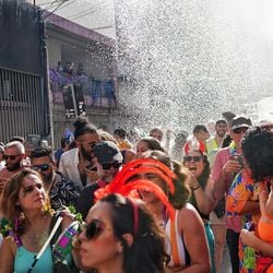 Bloco Vai que Gama 2024, no Centro de Vitória