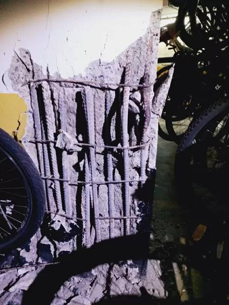 Colunas de prédio estavam realizando mais esforços do que de fato aguentam 