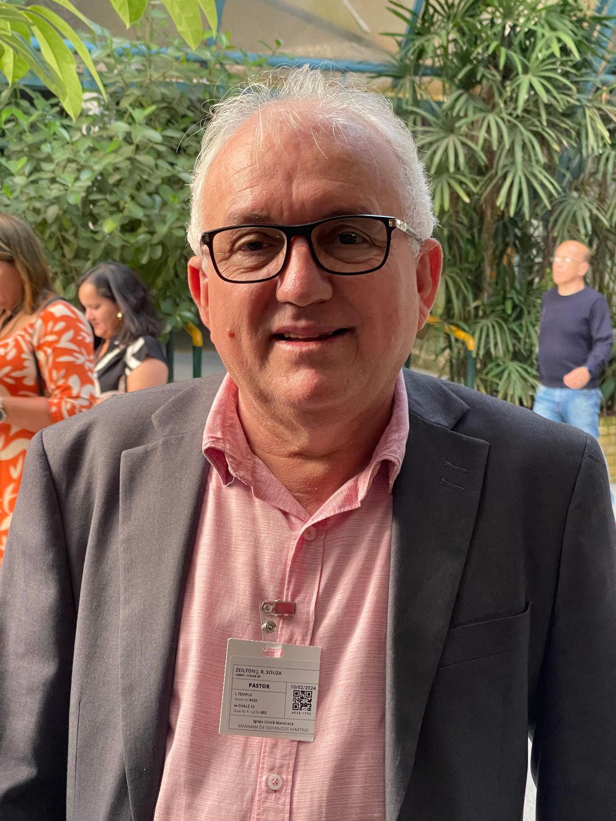 Pastor Zeilton Junker Souza mora no Pará há 34 anos, mas sempre que pode vem ao ES para participar dos seminários