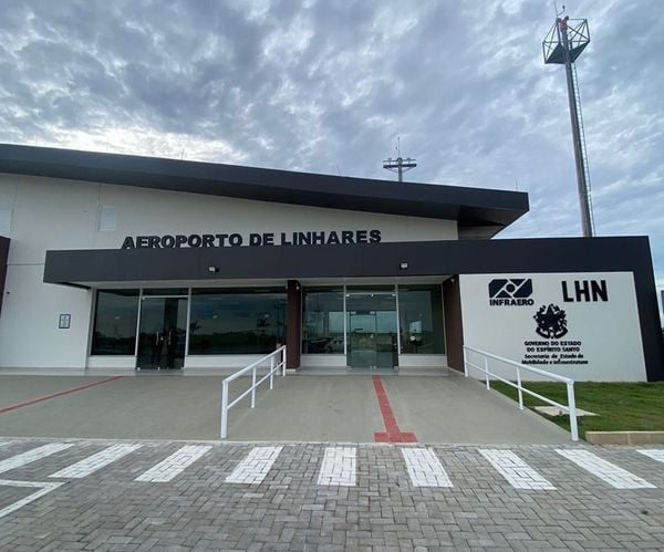 O Aeroporto Regional de Linhares foi inaugurado em abril de 2023