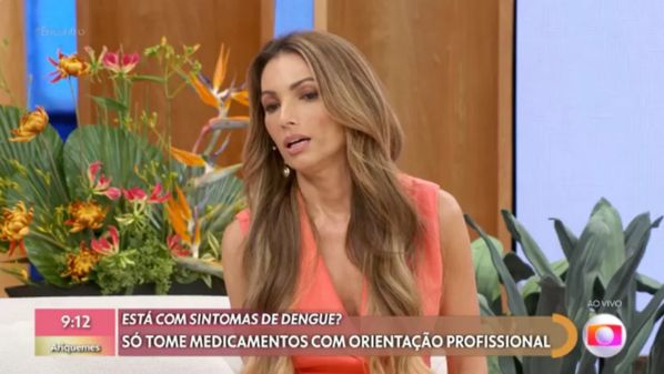 No Encontro desta quarta (21), apresentadora relembrou um erro médico grave do qual foi vítima quando teve dengue