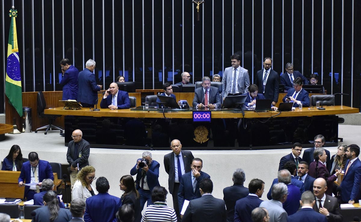 Sessão na Câmara dos Deputados