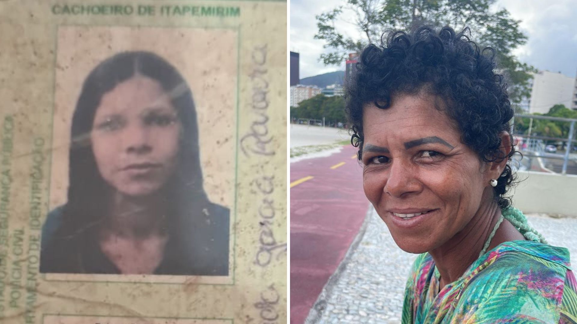 Irmã relata que não sabia que  Élita Aparecida Garcia Ravera estava no RJ; após ser encontrada na Praia de Botafogo e dormir em um abrigo, ela não foi mais vista