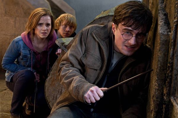 Emma Watson, Rupert Grint e Daniel Radcliffe em cena do filme 'Harry Potter e as Relíquias da Morte - Parte 2'
