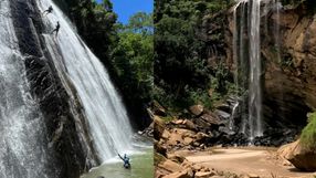 Cachoeira do Palito e Cachoeira Alta impressionam turistas