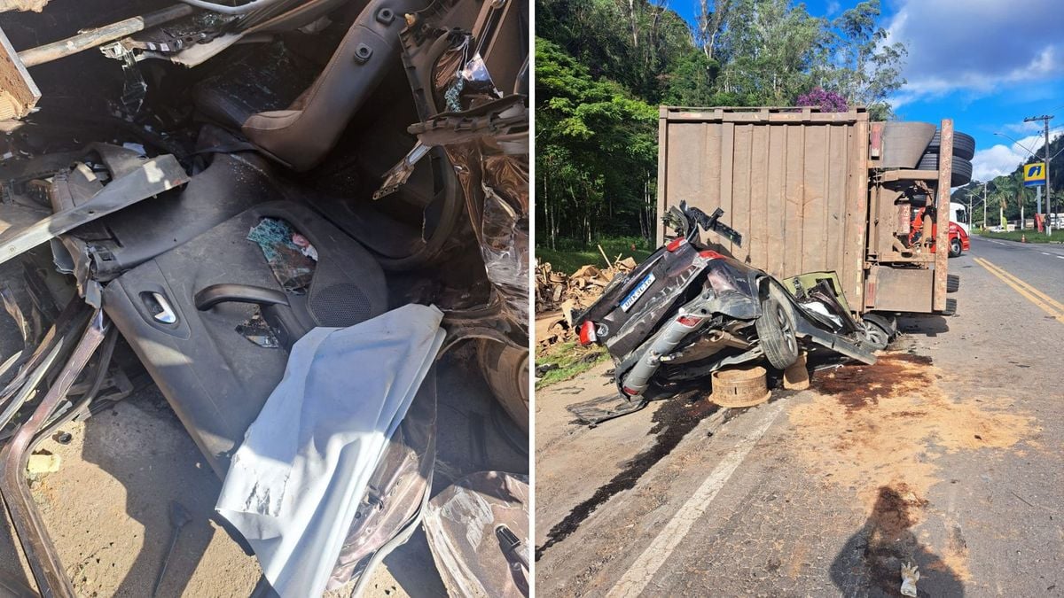 Acidente deixou duas pessoas feridas em Marechal Floriano por Polícia Rodoviária Federal