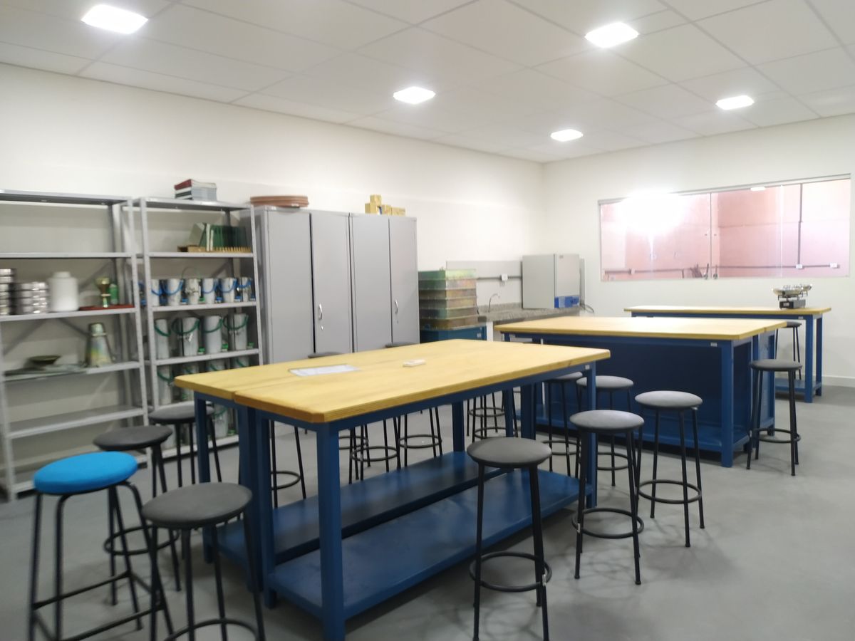 Laboratório de Engenharia Civil do Univc por Univc/Divulgação