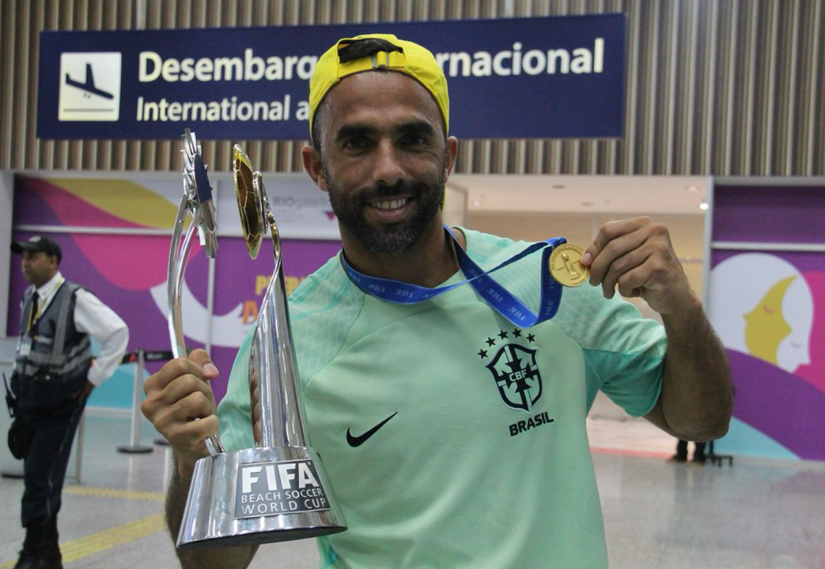 Bruno Xavier conquistou a sua segunda Copa do Mundo de Futebol de Areia