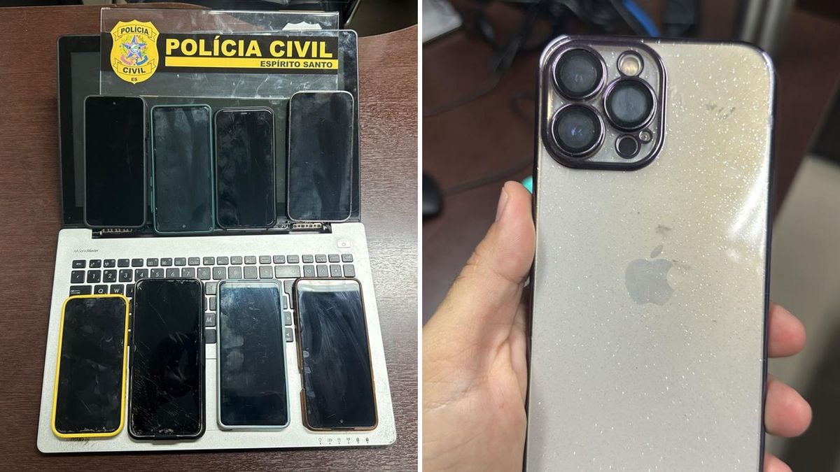 Celulares e notebooks encontrados com dupla no Morro do Jaburu