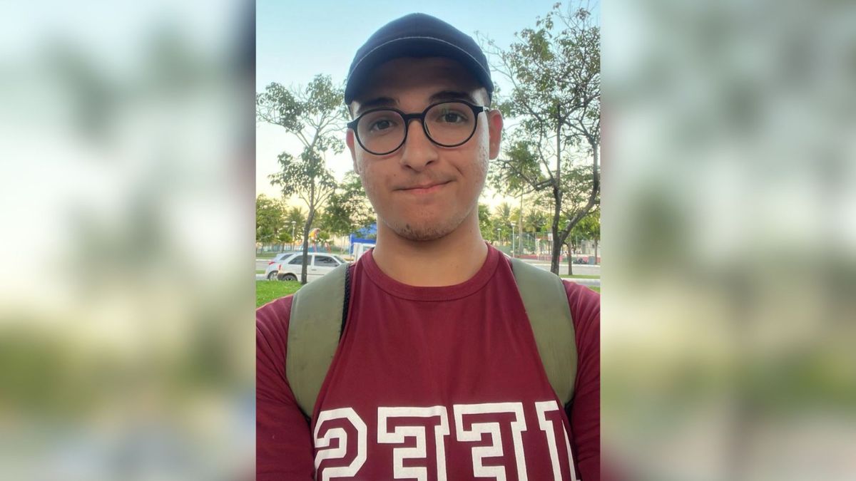 Arthur Gonçalves Nichio, estudante que nasceu em 29 de fevereiro de 2004.