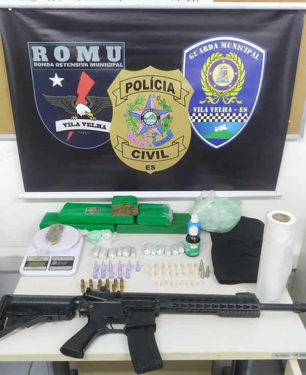 Materiais apreendidos durante a Operação Lobo Guará realizada em 2022 por Divulgação | Polícia Civil 