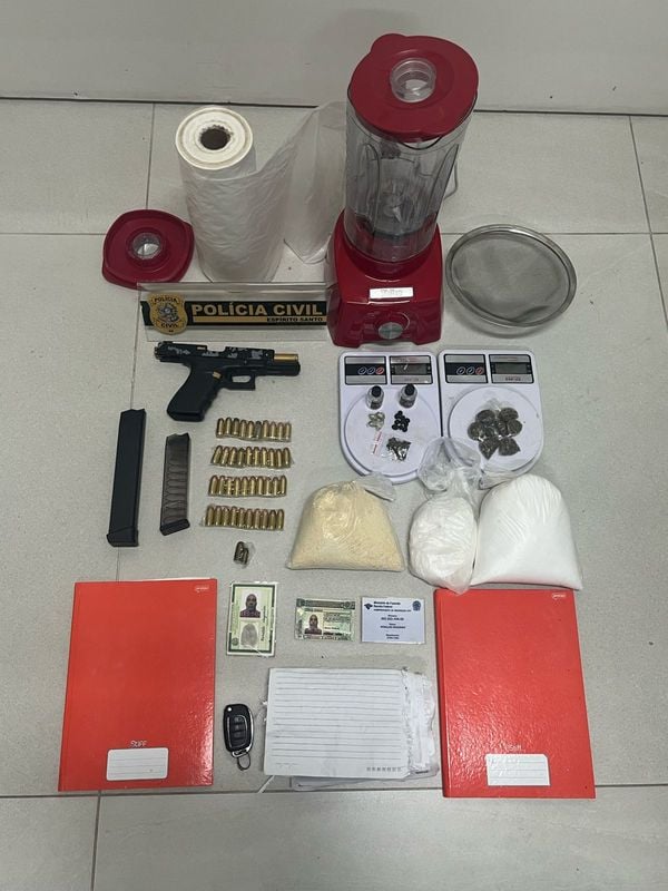 Materiais apreendidos durante a Operação Lobo Guará realizada em 2022 por Divulgação | Polícia Civil 