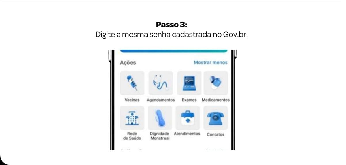Passo a passo App Meu SUS