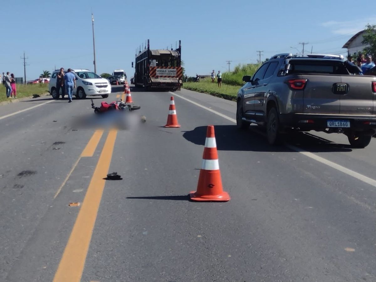 Motociclista morre após colisão na BR 101 em São Mateus