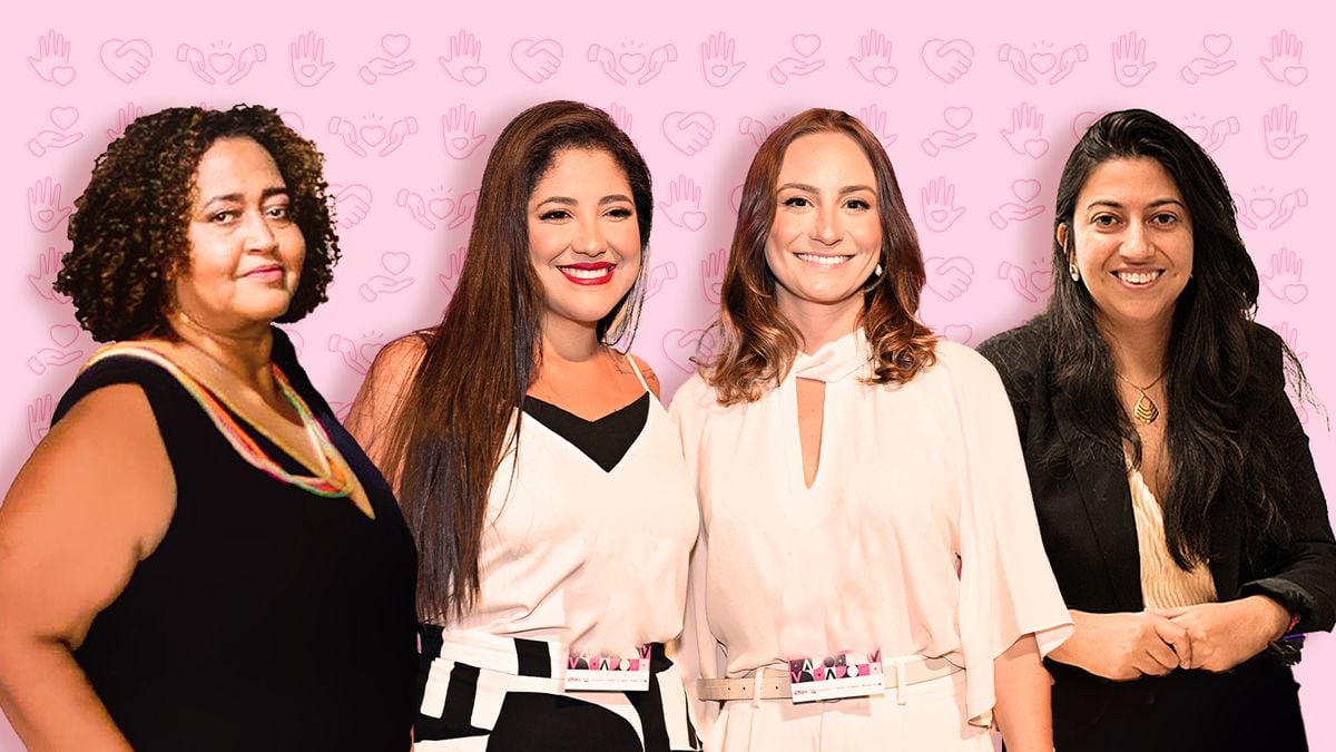 Jucileia, Flavia, Juliana e Maria Gabriela: mulheres formam corrente do bem para ajudar outras mulheres