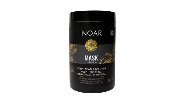 A máscara Inoar conta com uma potente hidratação. Crédito: Divulgação