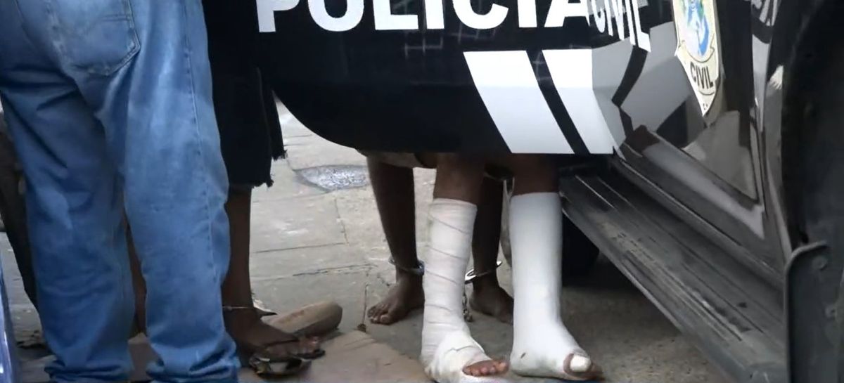 Homem quebra o pé após fugir da PM ao descumprir medida protetiva